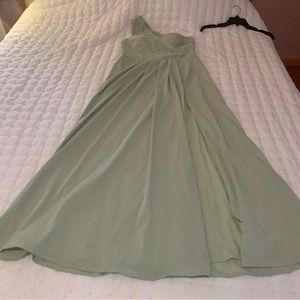 Azazie Dusty Sage Bridesmaid Dress